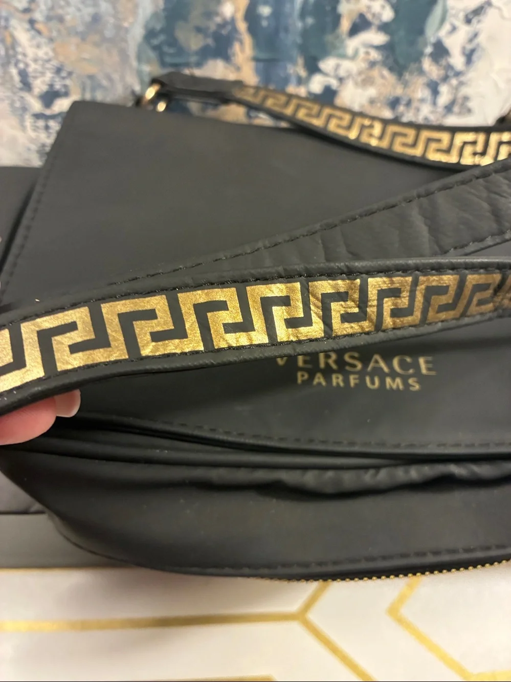 Genuine Versace Promotional Parfum  Medusa Logo Shoulder Bag